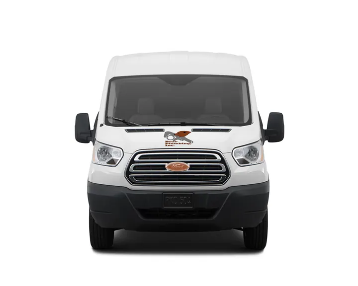 Bear Plumbing service van, ready to respond to commercial and property management jobs