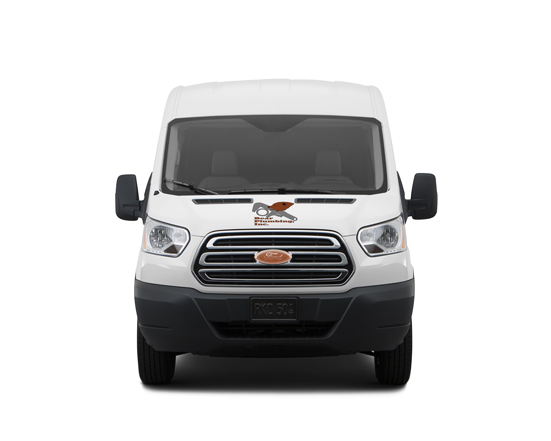 Bear Plumbing service van, ready to respond to commercial and property management jobs