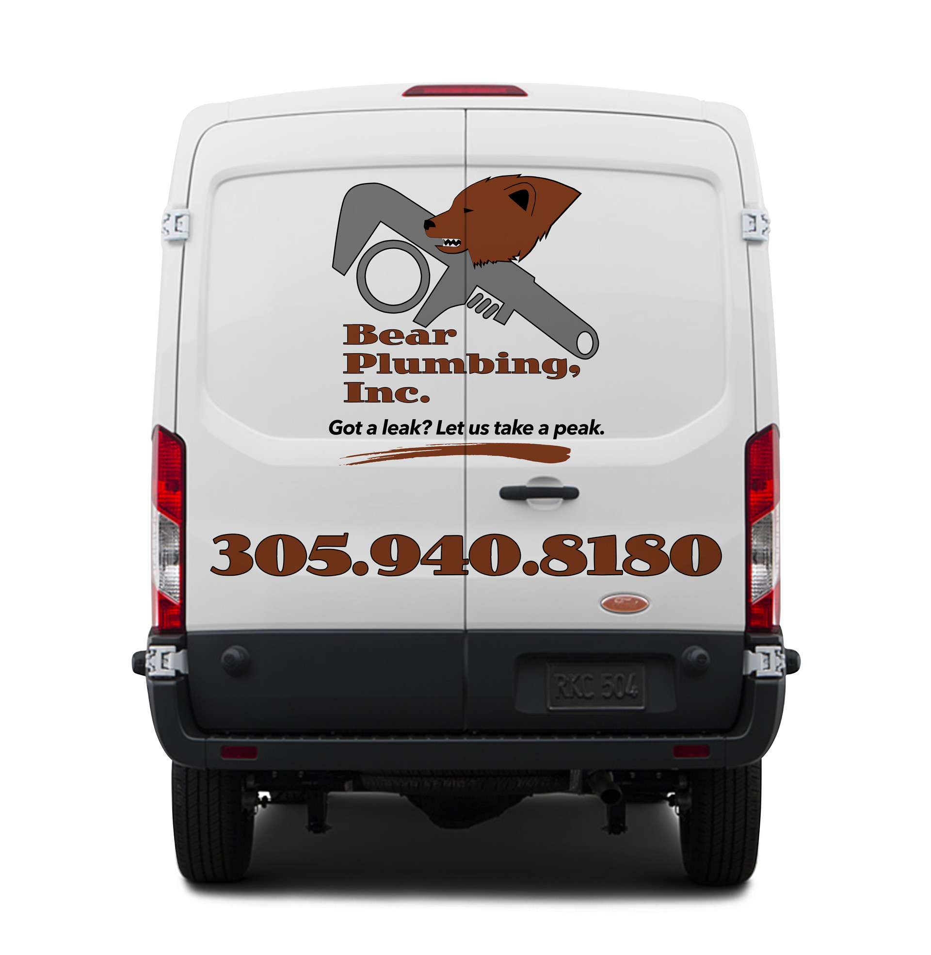 Bear Plumbing service van