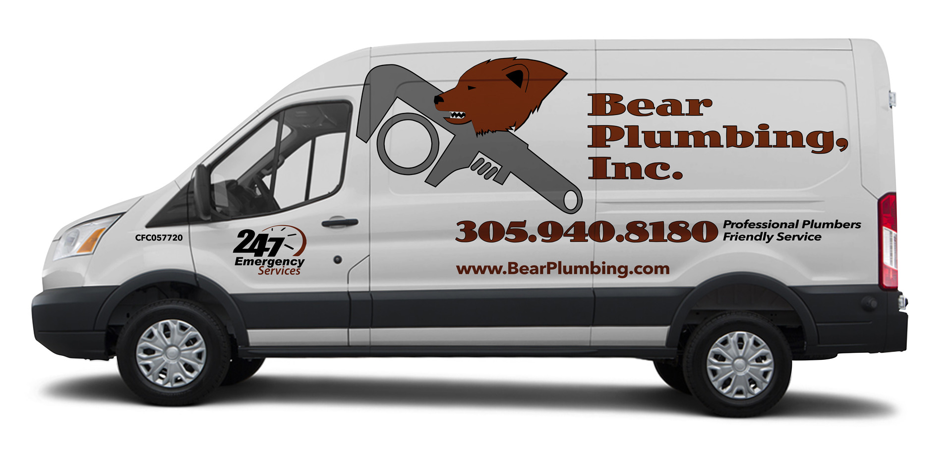 Bear Plumbing, Inc. service van
